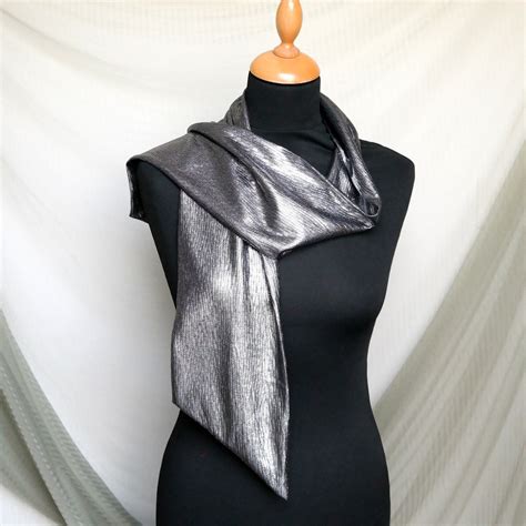 silver scarves